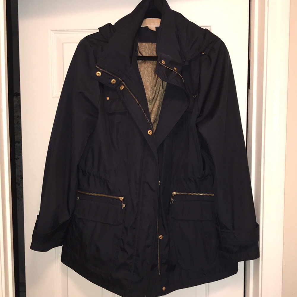 Michael Kors Navy Raincoat